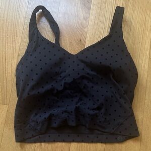 Lululemon Black Polka Flock Align Tank